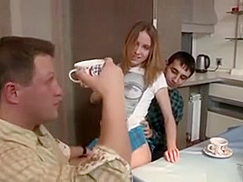 This Teeny Is Good In Cooking Dinner, But She's Even Better
