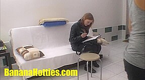 Tight girl fucks hard at the FIRST casting