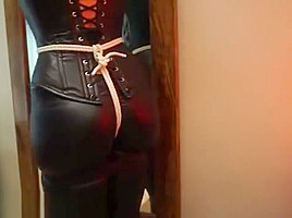 Tight up with leather
