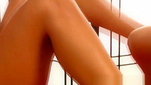 Tribbing lesbian masseuse licked