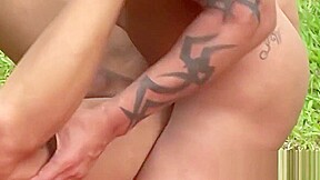 Twink cums hard in exotic outdoor breeding session