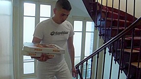 Twink fucked by straight Arab deliver pizza - CrunchBoy