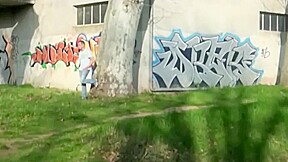 Twink suck his friend in the car - CrunchBoy