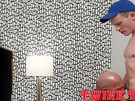 TwinkTop Coach Ace Banner rides the stiffy of younger twink athlete