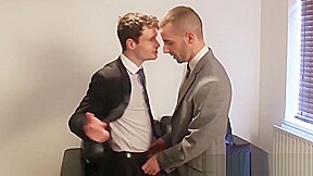Twinkie takes big uncut dick in his ass and a big load