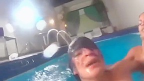 Two Brazilians playing in the pool