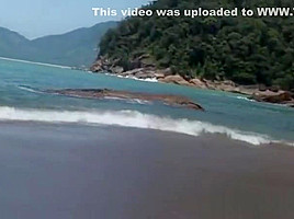 Two Gay Dudes Beach fucking and sucking