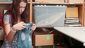 Two Mall Cops Take Turns Fucking A Cute Thick Brunette teen 18+ Shoplifter Ziggy Star