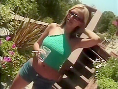 Two Passionate Lesbians By The Pool Lick Pussy!