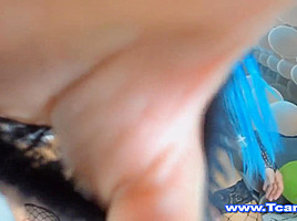 Two Shemales Banging Hard On Cam
