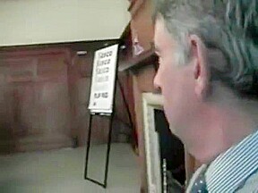 Two employees spanked