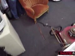Two gorgeous and horny lesbian couple gets a good threesome action