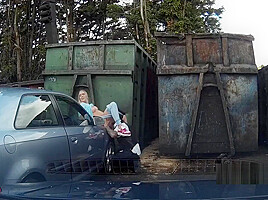 Uniformed cop fucks blonde outdoors