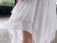 Upskirt - (3mins) Slutty MILF got dirty ass but still sexy!