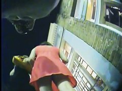 Upskirt street peek at girls in sexy dresses