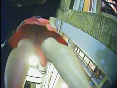 Upskirt street peek at girls in sexy dresses