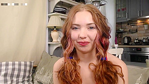 VIRGIN teen 18+ EXPLORING HERSELF ANAL