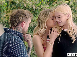 VIXEN Kenna James Gets Dominated By Natalia Starr and Her Boyfriend