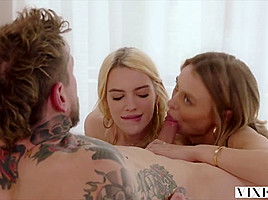 VIXEN Kenna James Gets Dominated By Natalia Starr and Her Boyfriend