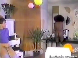 Various sex stuffs in ebony pussy