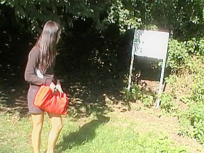 Victoria Sweet in outdoor video with an amateur hot slut shagging
