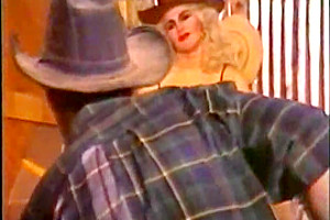 Vintage blond trans stuffing