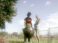 Vintage outdoor fucking