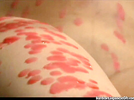 Waxed japanese babe is pussy fucked