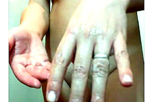 Webcam busty tranny plays with dildo