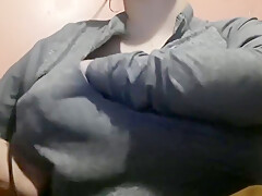 White Babe Plays With Her