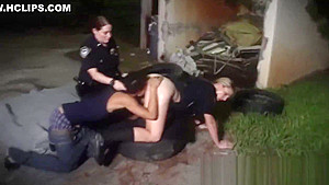 White Busty Cops finds Big Black Cock
