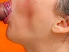 Wife Gives Me Captivating Blowjob  Surprise Cumshot Over Her Face