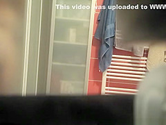 Wife caught in bathroom showering