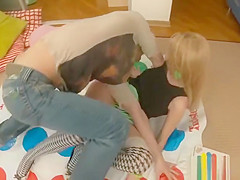 Wild fellatio with hot beauty