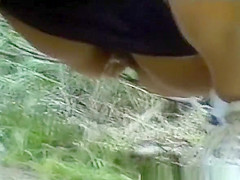 Women spied in forest pissing