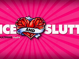 Would you Like a Threesome for your Birthday? Valerie Milton & Kristina Paige for NiceAndSlutty