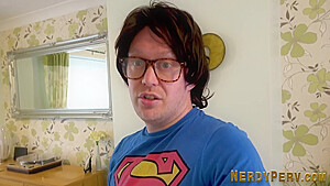 Yorkshire nerd gets cock pov sucked