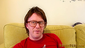 Yorkshire nerd gets cock pov sucked