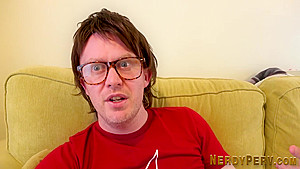 Yorkshire nerd gets cock pov sucked