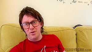 Yorkshire nerd gets cock pov sucked