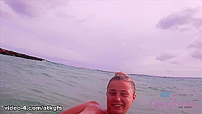 You Spend The Day At The Beach, And Carolina Has A Blast - ATKGirlfriends