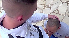 Young Arab used by a scally boy outdoor - CrunchBoy