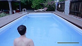 Young tattooed skater twink gets his cock deepthroated in th