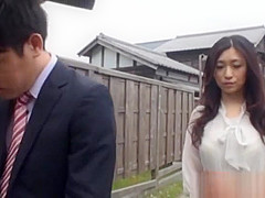 Yuri Shirai Asian milf gets plenty of fucking outdoors