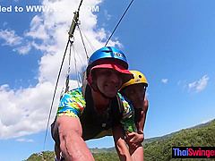 Ziplining With Big Ass Thai Amateur Gf And Sex In The Hotel Afterwards
