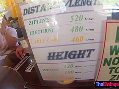 Ziplining With Big Ass Thai Amateur Gf And Sex In The Hotel Afterwards