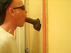 black weiner worship at home made gloryhole