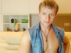 blond fit stud wankshow