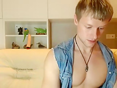 blond fit stud wankshow