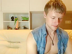 blond fit stud wankshow